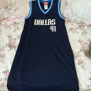 Jersey dress womens size small Dallas mavericks #41 GUC